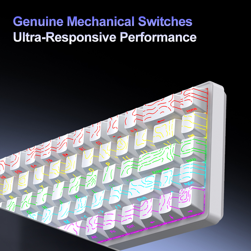 APAYADO A68 DIY Mechanical Key - Gaming Keyboard Hot Swappable review and price
