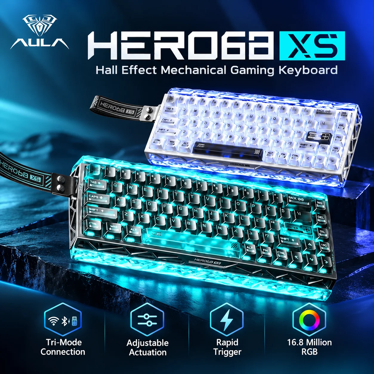 AULA Hero68 XS Hall Effect Gam - Gaming Keyboard Nearby review and price