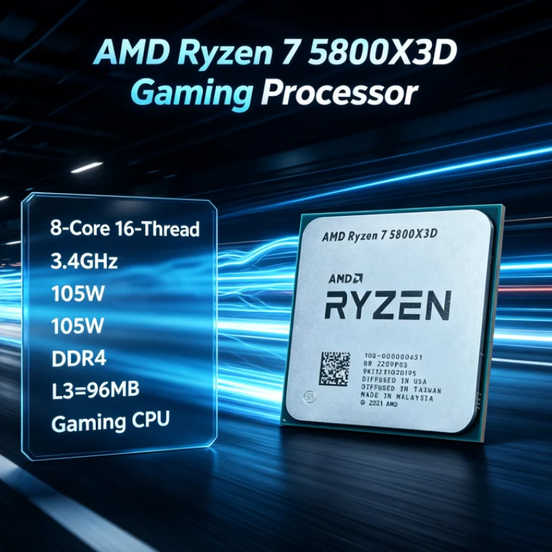 AMD R7 5800X3D 96 MB 3.4 GHz 8 - Amd Cpu Ryzen 7 review and price