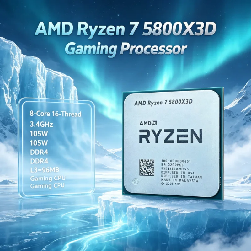 AMD R7 5800X3D 96 MB 3.4 GHz 8 - Amd Cpu Ryzen 7 review and price