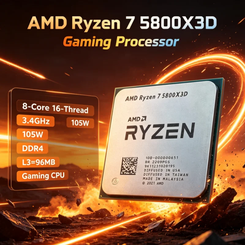 AMD R7 5800X3D 96 MB 3.4 GHz 8 - Amd Cpu Ryzen 7 review and price